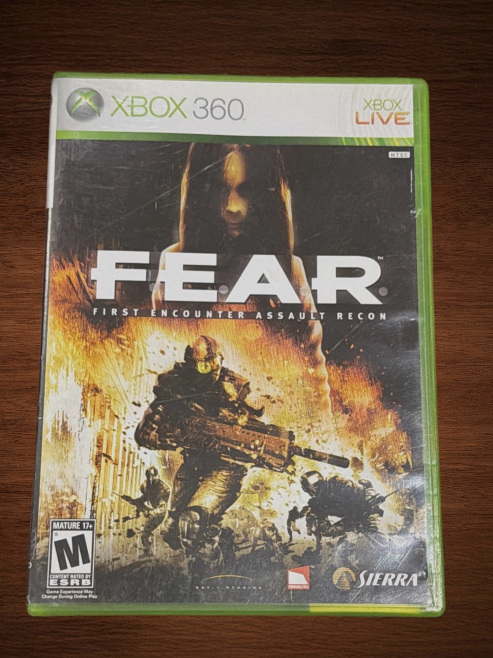 XBOX 360 XBOX LIVE FEAR “FIRST ENCOUNTER ASSAULT RECON”
